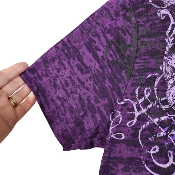 Harley-Davidson Vivid Purple Graphic Tee - Picture 4 of 6